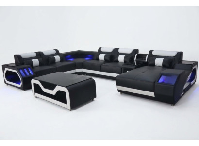 Design kůže polštář sedadlo roh krajina pokoj nový obývací pokoj gauč polštář rohový USB