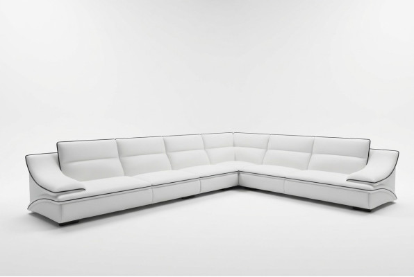 Ecksofa mit USB,Couch Sofa Wohnlandschaft Sitz Eck Garnitur Leder Textil Salut