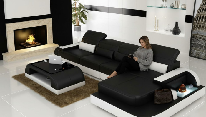 Moderne Eleganz Das neue U-förmige Ecksofa mit exquisiter Polsterung