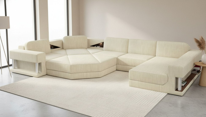 Modernní sedací souprava 3+2+1 kus Design Předsíňová pohovka Pohovka Couchen