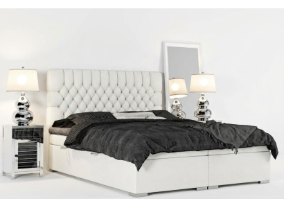 Boxspring Bett Hotel Doppel Chesterfield Luxus Betten Polster Kasten Funktion