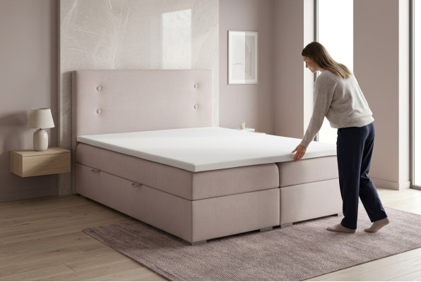 Boxspring postel Box Funkce Hotelový dvojkompletní set přikrývka matrace postele