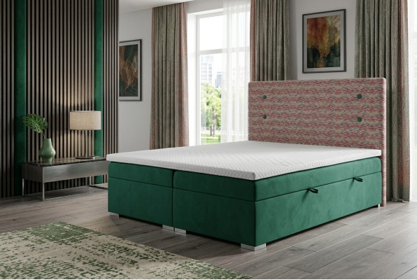 Boxspring lůžko Funkce Hotel Dvojité Kompletní Sada Matrace Postele Box