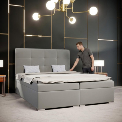 Chesterfield Boxspring Bett Hotel Doppel Komplett Set Matratze Topper Betten Neu