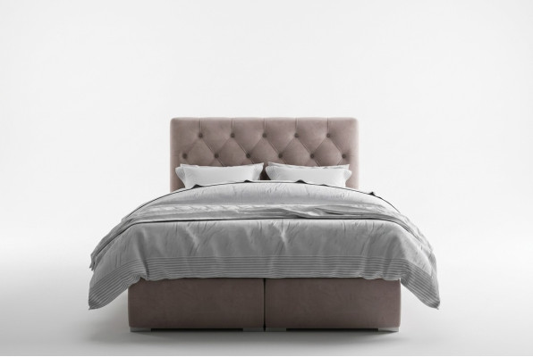 Boxspring postel Hotelová dvojitá kůže Luxus lůžka potahování úložný prostor Funkce Nové