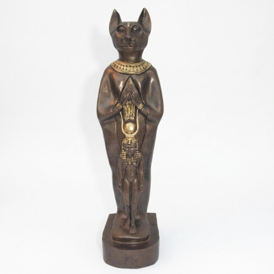 Socha Egypt Bohyně Kočky Bastet Sochy Egyptská Socha Figury Faraon