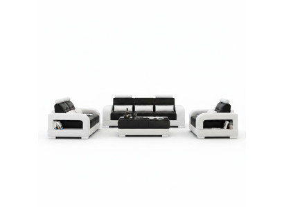 Designer Garnitur Sofagarnitur mit USB,Polster Sofa Polstergarnitur Neu H2209