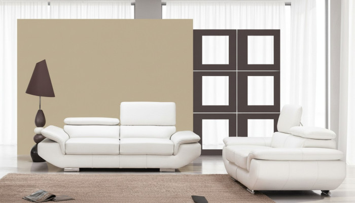 Sofagarnitur mit USB Polster Sofa Sitz Leder Garnitur 3+2 Sitzer Weilrod 
