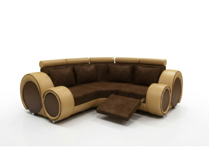 STOFFOVÁ SOFA ODSÁNKY SOFA S FUNKCÍ RELAXACE ROH SOFA Na míru USB