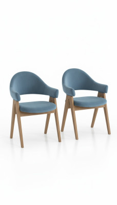 Luxus Sessel Set 10x Stuhl Gruppe Sitz Polster Lehn Stühle Garnitur Holz