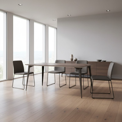 Designový jídelní stůl v antickém stylu Moderní stůl Dřevěné obývací pokojové stoly 160x90 cm nový
