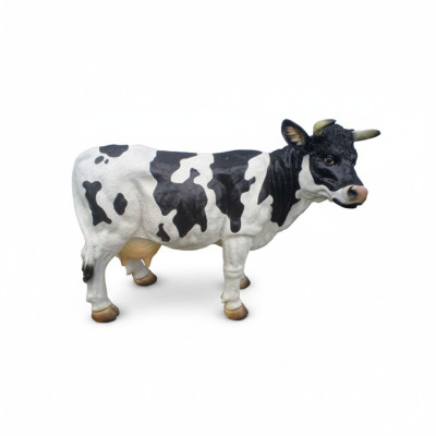 Stojan na dekoraci ve tvaru krávy, farma, zahradní dekorace, krávy, socha, kráva, 40 cm, nová.