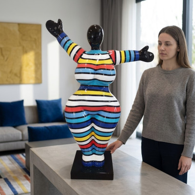 Abstrakte Design Figuren 120cm Statuen Garten Wohnzimmer Kunst Skulptur XXL Neu