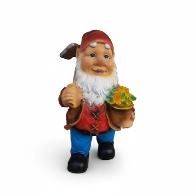 Garten Haus Dekoration Figur Statue Skulpturen Deko Figuren Zwerg Handarbeit M36