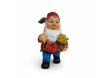 Garten Haus Dekoration Figur Statue Skulpturen Deko Figuren Zwerg Handarbeit M36