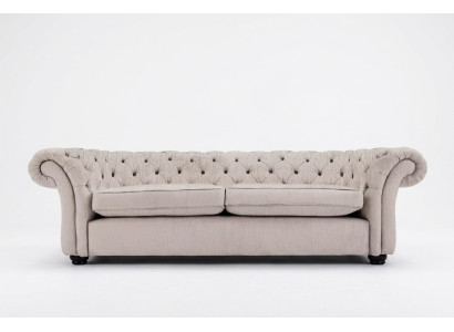 Englische Sitz Polster Couch - Textil Sofa Schlaf Sofas Couchen Neu