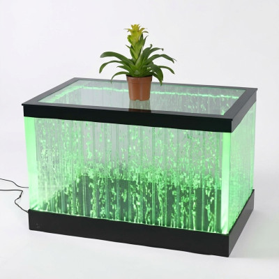 Design Tisch Couchtisch Wasser Säulen Säule Water Sofa Tische LED