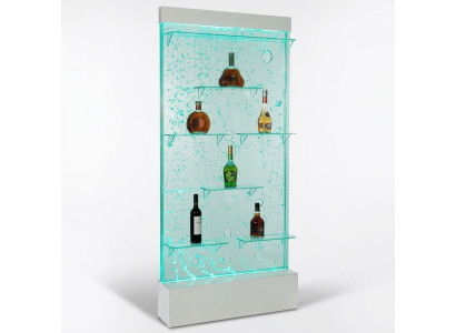 Regál Designer Osvětlený Led Vodní Stěna Bar Regál Sloup Pultní Vodní Sloupy