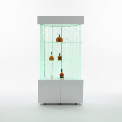 LED Regal Bar Wasser Wand Säule Deko Beleuchtete Wasserwände Bar Theke