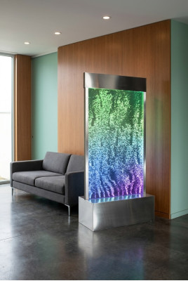 Stěnový panel LED vodní stěna Vodní stěny Vodní bubliny Dekorativní Moderní stěna.