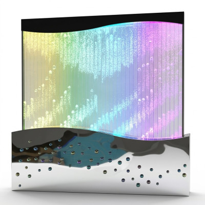 Panel nástěnná vodní bublina LED vodopád designérský vodní stěna