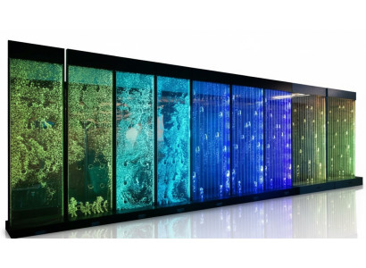 Wandpanell bubliny vody LED vodní panel Dekorativní designérská vodní stěna