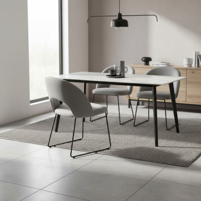 Design čekárny židle sedadlo ordinace jídelní židle látkové textilní polstrování