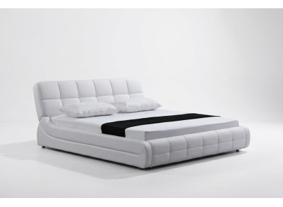 Modernes Bett Betten Polster Doppel Ehe Hotel Luxus Leder Designer