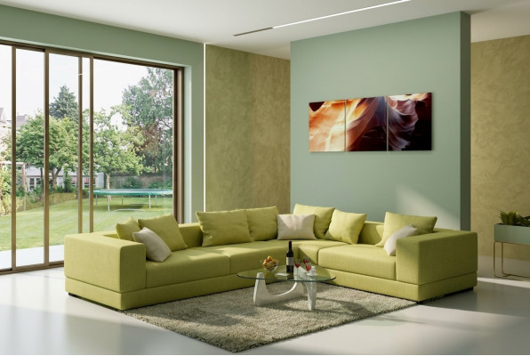 Sofa Modernes Polster Textil Couch Design Ecksofa Couchen Stoff