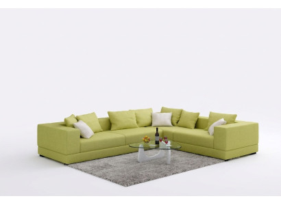 Sofa Modernes Polster Textil Couch Design Ecksofa Couchen Stoff