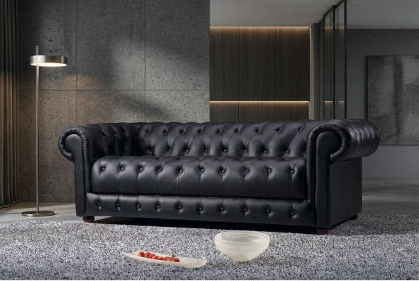 Chesterfield pohovky křesla kůže 3+2 místný sada sedací soupravou garnitury