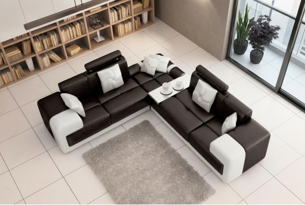Eckcouch Eckgarnitur L Form Sofa Garnitur Polster Couch Wohnlandschaft