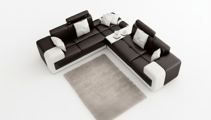 Eckcouch Eckgarnitur L Form Sofa Garnitur Polster Couch Wohnlandschaft