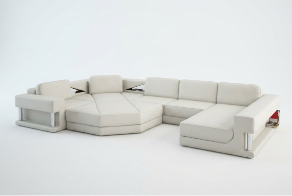 Couch Eckgarnitur Wohnlandschaft U Form Sofa Eckcouch Ecksofa Garnitur