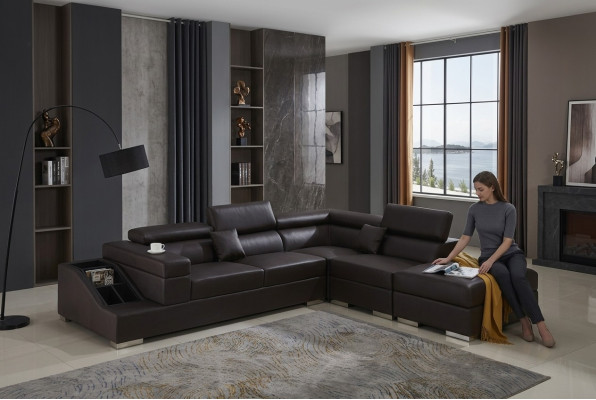 Moderne Sofa Eckgarnitur L Form Polster Ecke Couch Designer Sitz Möbel