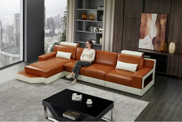 Garnitur L Form Couchen Sofa Wohnlandschaft Exclusive Wohnzimmer
