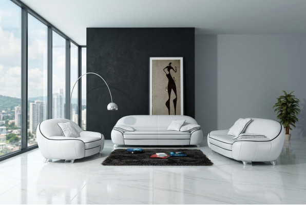Sofagarnitur 3+1+1 Sitzer Sofa Sitz Couch Polster Garnitur Moderne Couchen