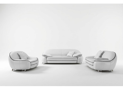 Sofagarnitur 3+1+1 Sitzer Sofa Sitz Couch Polster Garnitur Moderne Couchen