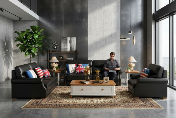 Sofagarnitur 3+1+1 Polster Designer Sofas Garnitur Couch Sofa Garnituren