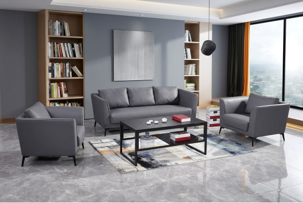 Kůžená pohovka sestava 3+1+1 Sedací souprava Garniturová sedací souprava Potahovaná pohovka Designová pohovka