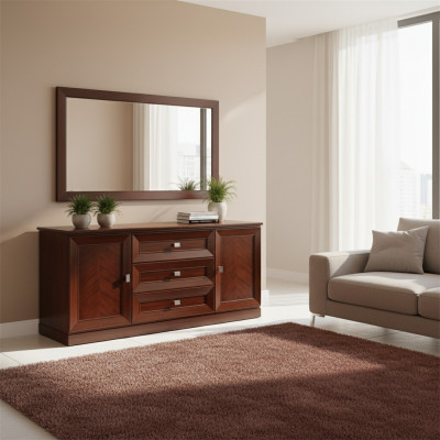 Designer RTV TV Kommode Anrichte Side Low Board Schrank Wohn Zimmer Regal Luxus