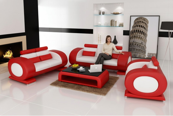 Sofagarnitur Design Couchen Sofas Polster 32 Sitzer Set Leder Sofa Garnituren
