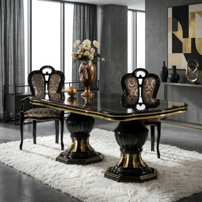 Italienische Designer Möbel Tisch Sessel Ess Zimmer Klassische Möbel Tische neu