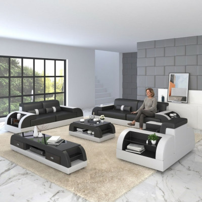 Sofagarnitur 31 Sitzer Stoff Design Couch Polster Sofas Modern Garnitur Gruppe