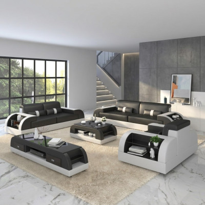 Sofagarnitur 32 Sitzer Set Sofa Polster Couch Leder Polster Garnitur Gruppe