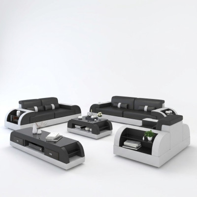 Sofagarnitur 32 Sitzer Set Sofa Polster Couch Leder Polster Garnitur Gruppe