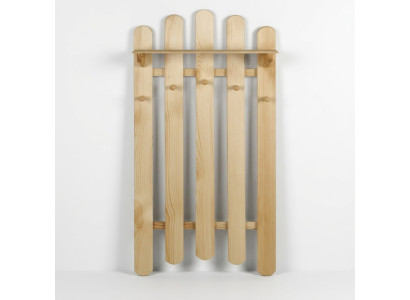 Garderobenpaneel Wandgarderobe Garderobe Garderobenleiste Kiefer Holz Handarbeit