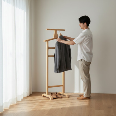 Kleiderständer Garderobenständer Garderobe handgemachtes Massivholz Ständer Neu