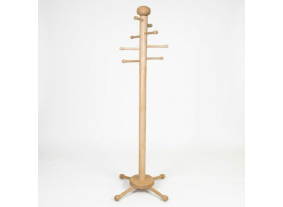 Kleiderständer Garderobenständer Holz Kleiderstange Design Garderobe mit 8 Haken