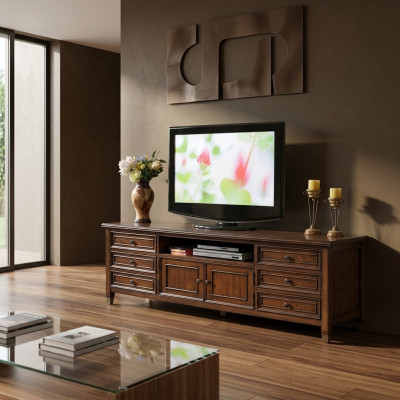Stůl televizní skříň Lowboard TV Nábytek TV stolek Designová televizní skříň Nový